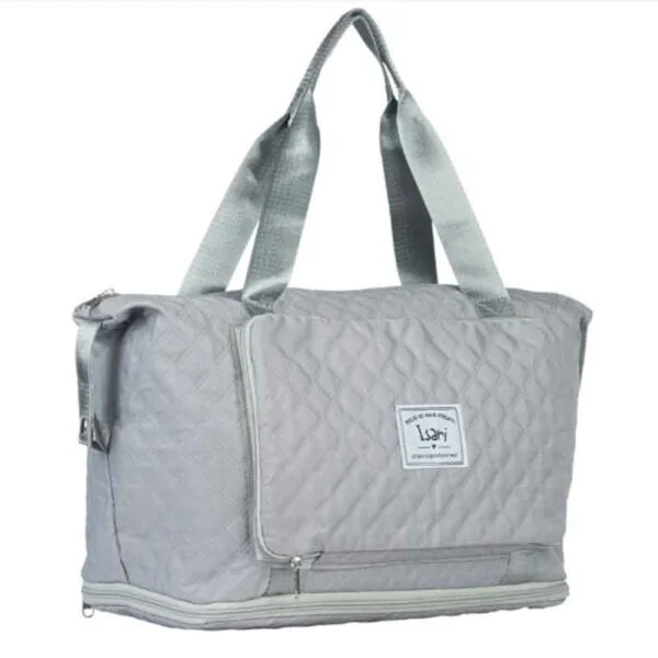 Bolso Plegable Grande Elegante Texturizado Tela Oxford - Image 2