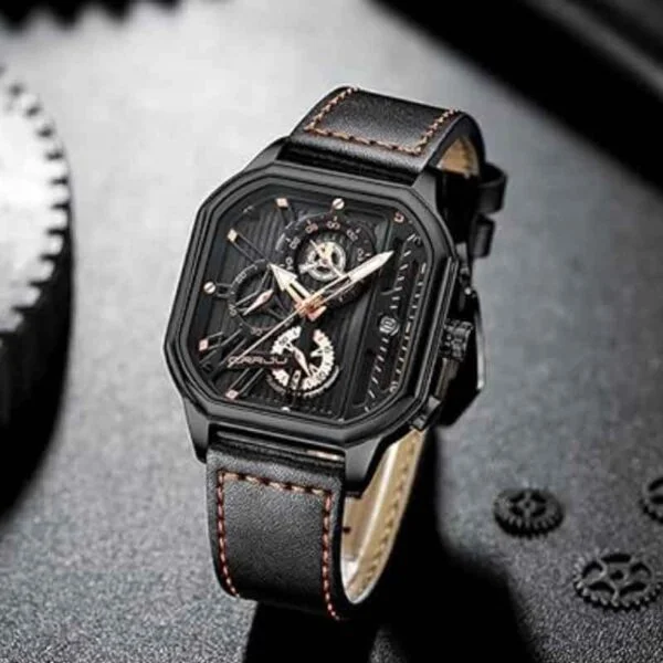 Reloj Poedagar Con Cronógrafos Elegante Para Hombre - Image 4