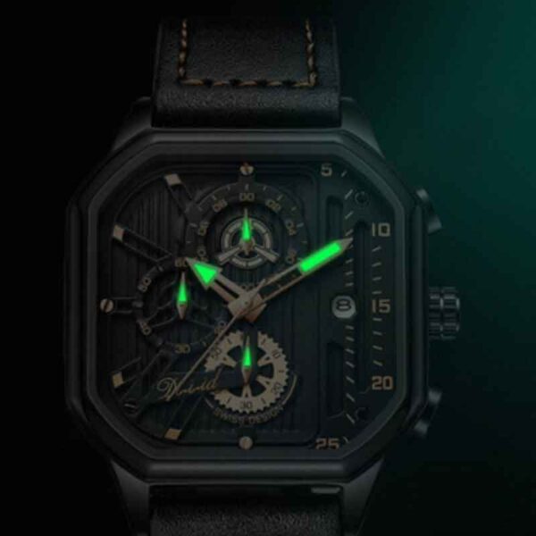 Reloj Poedagar Con Cronógrafos Elegante Para Hombre - Image 2