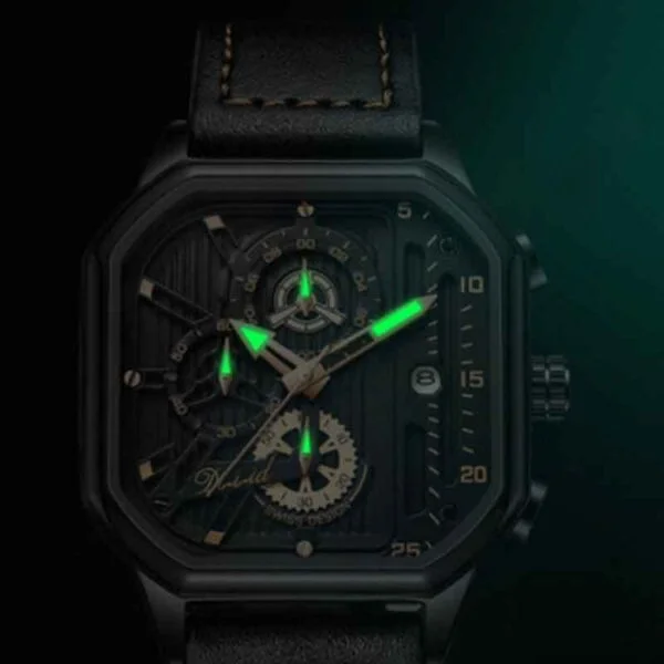 Reloj Poedagar Con Cronógrafos Elegante Para Hombre - Image 2