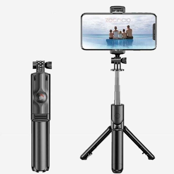 Trípode Con Monopod Integrado Control Bluetooh Palo Selfie