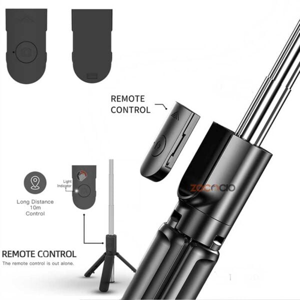 Trípode Con Monopod Integrado Control Bluetooh Palo Selfie - Image 4