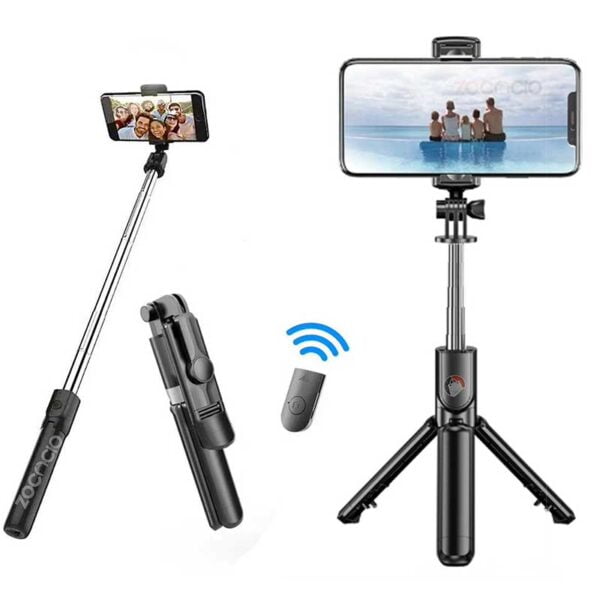Trípode Con Monopod Integrado Control Bluetooh Palo Selfie - Image 3