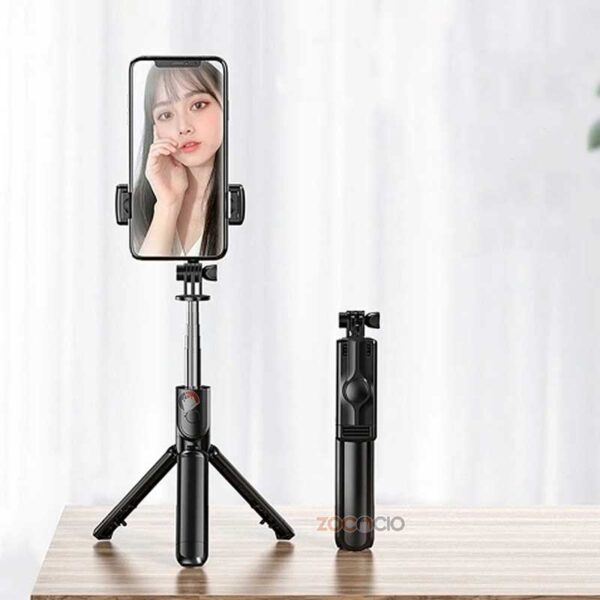 Trípode Con Monopod Integrado Control Bluetooh Palo Selfie - Image 2