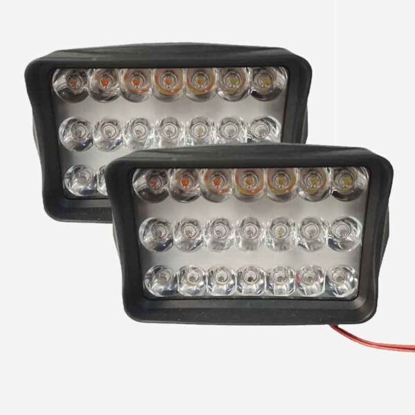 Exploradoras Dual Color Con 21 Leds Lupa Acrílica 12V