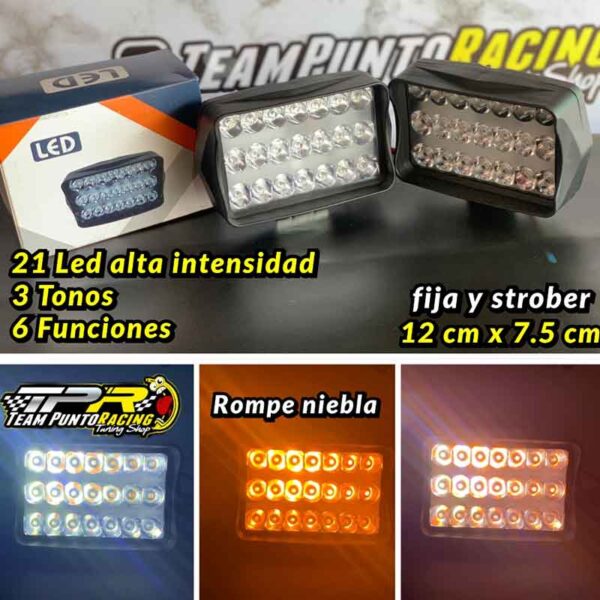 Exploradoras Dual Color Con 21 Leds Lupa Acrílica 12V - Image 4