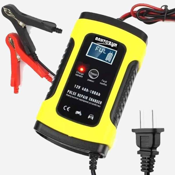 Cargador Reparador De Baterías Carros Motos 12v Tester