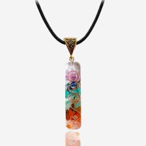 Collar Orgonita Prana 7 Chakras Cuarzo Piedra Energética