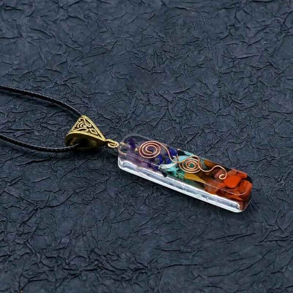 Collar Orgonita Prana 7 Chakras Cuarzo Piedra Energética - Image 3