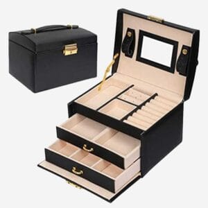 Organizador De Joyería Con Cerradura Moderno