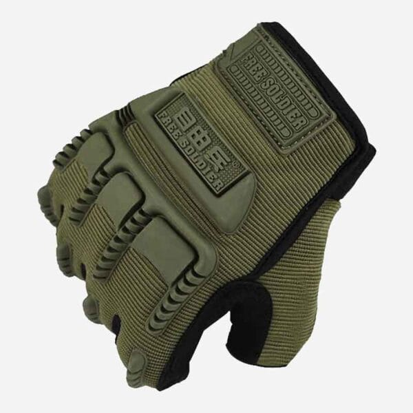 Guantes Medio Dedo Para Moto Tácticos Antideslizantes