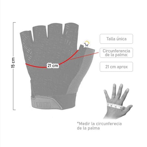 Guantes Medio Dedo Para Moto Tácticos Antideslizantes - Image 4