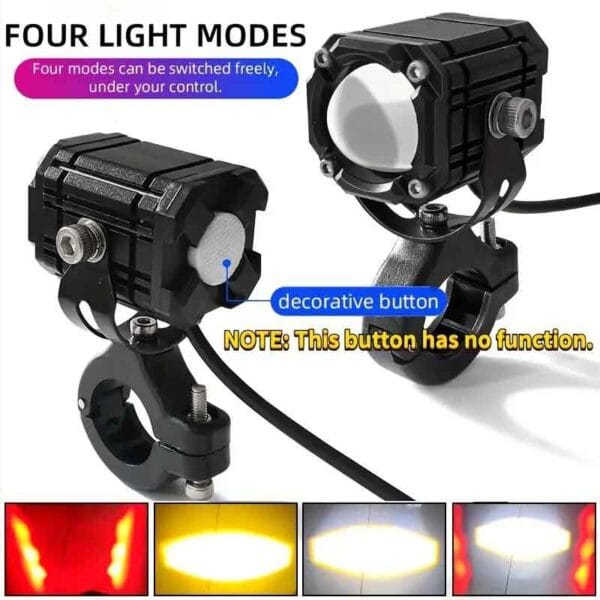 Exploradoras LED Potentes Para Motocicletas Universales