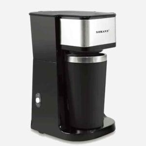 Cafetera Eléctrica Portátil Acero Inoxidable Vaso Térmico