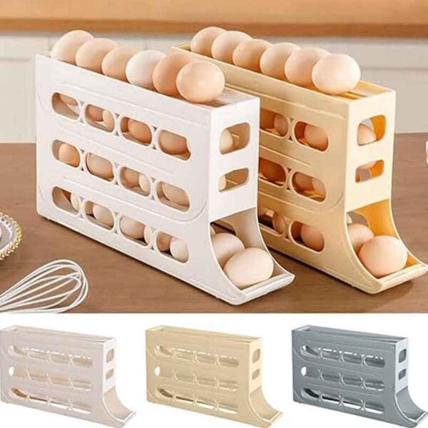 Dispensador De Huevos Almacenamiento Rodante
