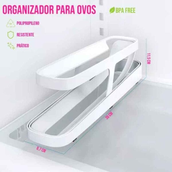 Organizador De Huevos Para Refrigerador Dispensador - Image 4
