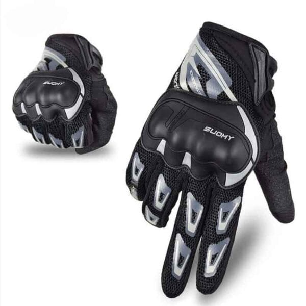 Guantes Moto Racing Transpirables Unisex Manoplas De Malla - Image 3