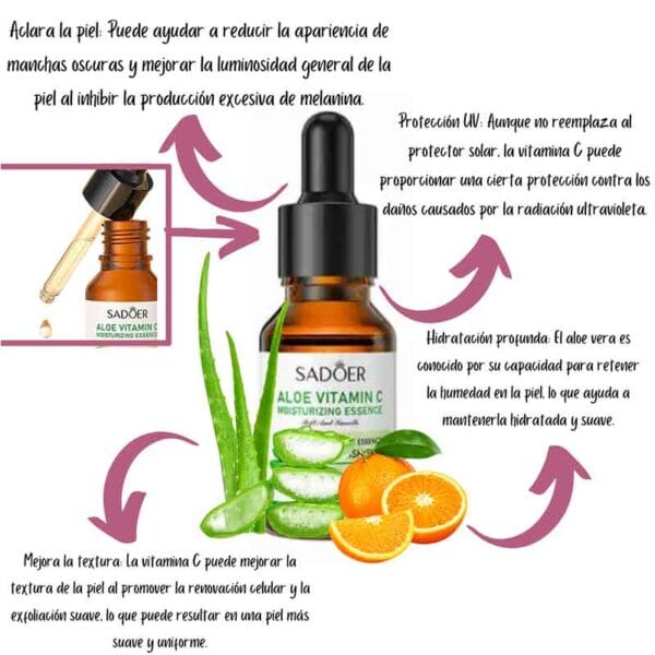 Serum Sadoer De Aloe Vera y Vitamina C 15 ml | Lanshoppe-02