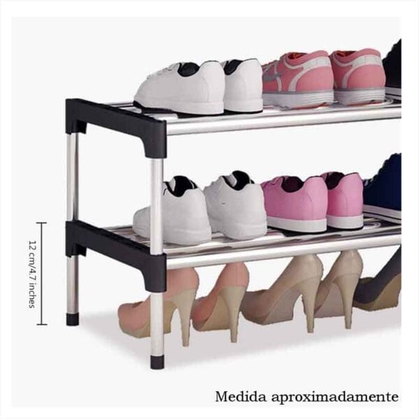 Zapatero 6 Niveles Organizador De Zapatos 15 Pares - Image 4