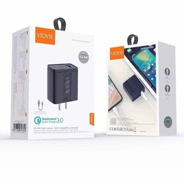 Cargador Tipo C Universal 22w Carga Rápida Vidvie - Image 3