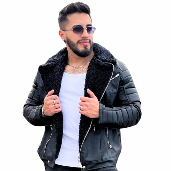 Chaqueta Ovejera Hombre Chamarra Cuerotex Premium