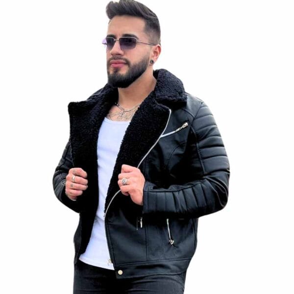 Chaqueta Ovejera Hombre Chamarra Cuerotex Premium - Image 2