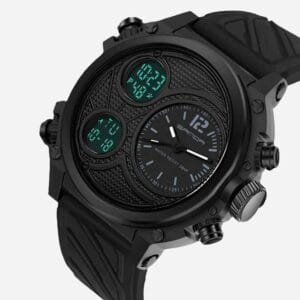 Reloj Sanda 3002 Marca Diesel Original Doble Hora