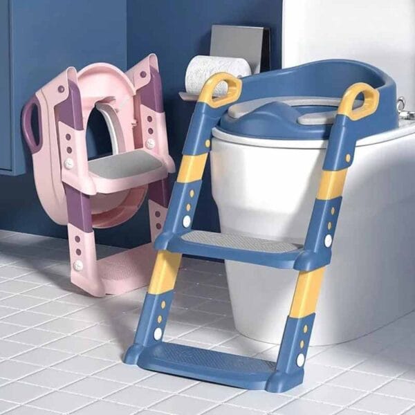 Reductor De Baño Con Escalera Para Niños - Image 2