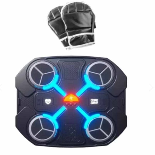 Maquina De Boxeo Musical Bluetooth Con Guantes -02
