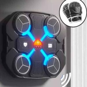 Maquina De Boxeo Musical Bluetooth Con Guantes