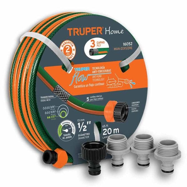 Manguera De 20 Metros Truper Acople Rápido | Lanshoppe