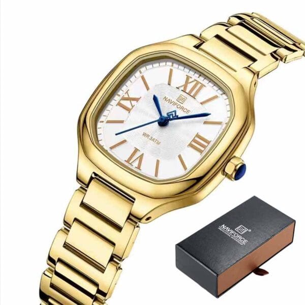 Reloj Femenino Naviforce 5042 Clásico Dorado
