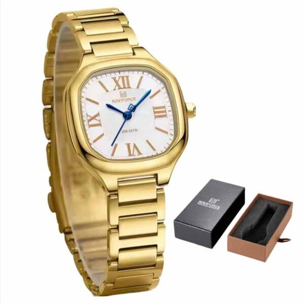 Reloj Femenino Naviforce 5042 Clásico Dorado - Image 4