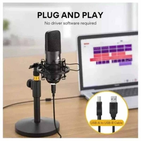 Micrófono Profesional Usb Para Podcast - Image 3