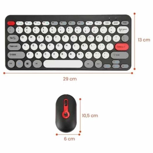 Teclado Y Mouse Inalámbricos Marca Teclop Por - Image 3