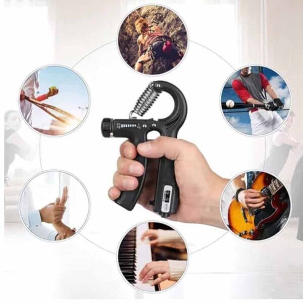 Tensor Hand Grip 60 Kg Contador Fortalec - Image 2