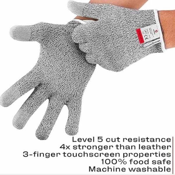 Guantes De Seguridad Carniceria Hilo Acero - Image 2