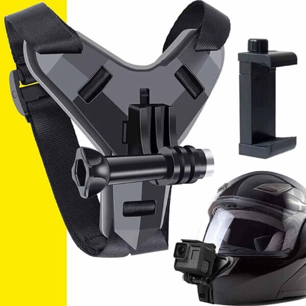Soporte Holder Go Pro y Celular Casco Moto | Lanshoppe