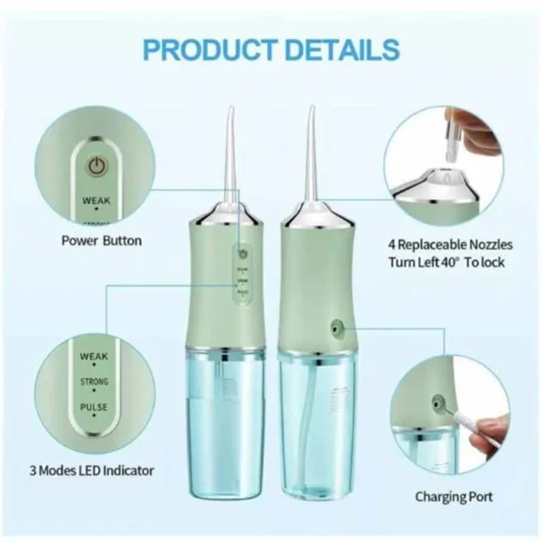 Irrigador Dental Recargable Portátil - Image 4