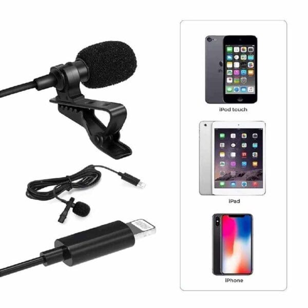 Micrófono De Solapa Light Ning Para IPhone | Lanshoppe