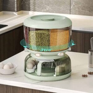 Organizador De Granos Y Huevos Giratorio | Lanshoppe