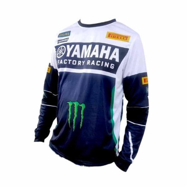 Jersey Yamaha Azul Factory Motocross Nacional - Image 3