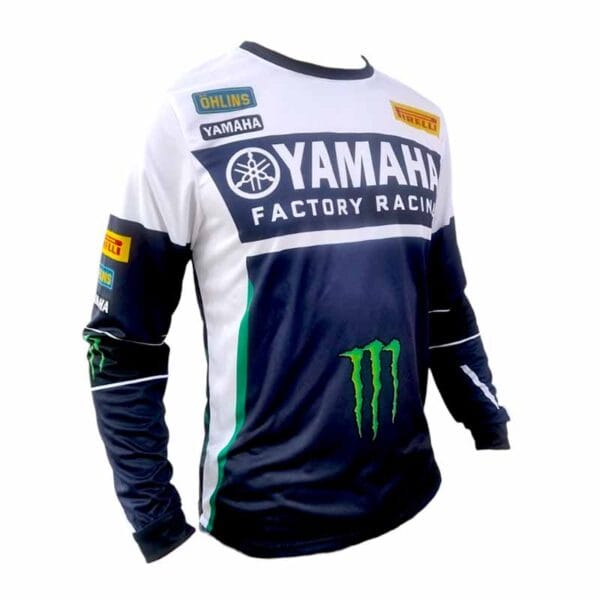 Jersey Yamaha Azul Factory Motocross Nacional - Image 2