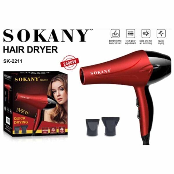 Secador De Pelo Sokany 3 Velocidades - Image 4