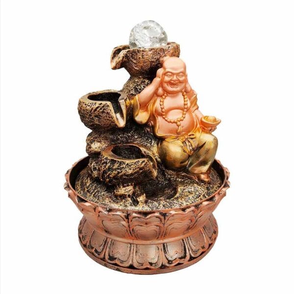 Fuente De Agua Buda Sonriente Abundancia | Lanshoppe
