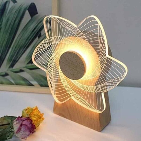 Lampara Giratoria 3d Decorativa | Lanshoppe