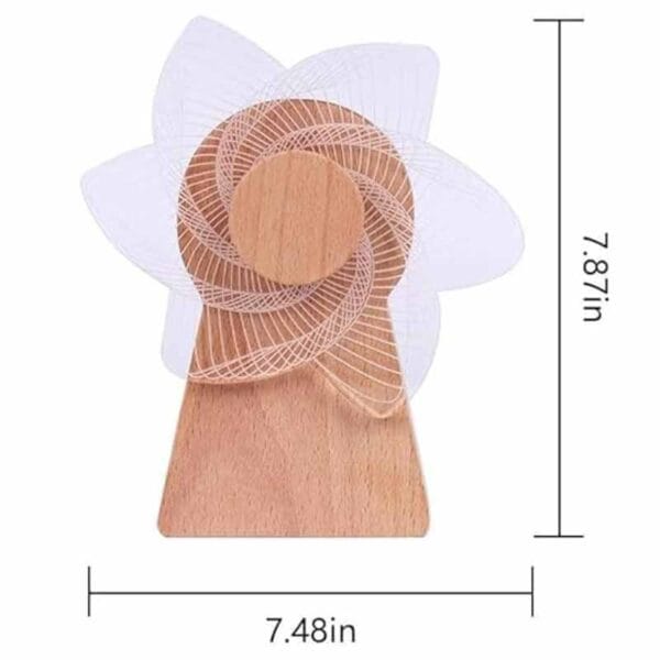 Lampara Giratoria 3d Decorativa - Image 2