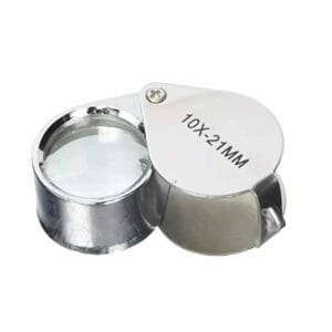 Lupa Metálica Tríplex Plegable 10x21 Mm | lanshoppe