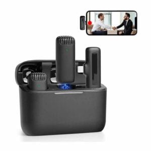 Micrófono De Solapa Recargable Dual | Lanshoppe