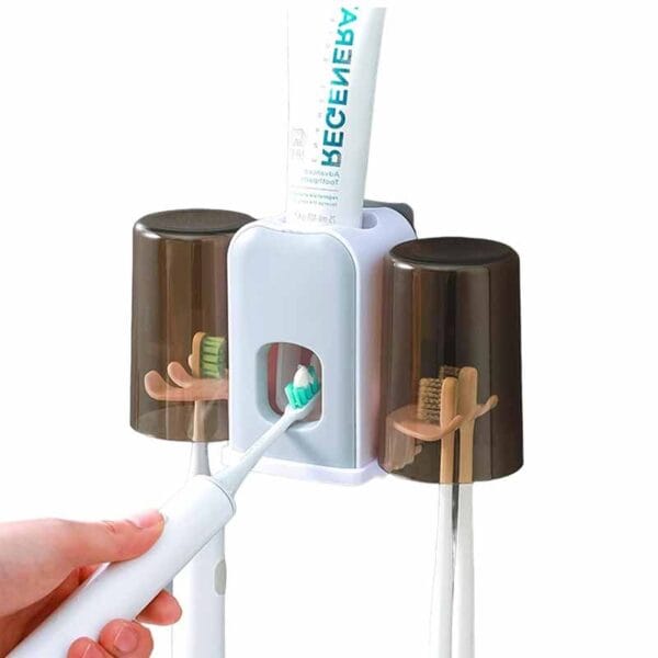 Dispensador De Crema De Dientes Con Soporte | Lanshoppe
